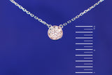 14k Yellow Gold Circle Pendant