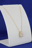 14k Yellow Gold Tear Drop Pendant