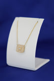 14k Yellow Gold Rectangle Pendant