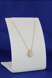14k Yellow Gold Oval Pendant