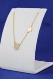 14k Yellow Gold Clover Pendant