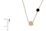 14k Yellow Gold Clover Pendant