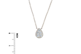 14k Yellow Gold Tear Drop Pendant