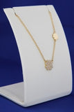 14k Yellow Gold Clover Pendant