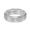 Triton Step Edge Brush Finish Classic Wedding Band