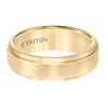 Triton Step Edge Brush Finish Classic Wedding Band