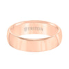 Triton Roll Edge Domed Bright Finish Classic Wedding Band