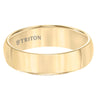 Triton Roll Edge Domed Bright Finish Classic Wedding Band