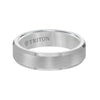 Triton Bevel Edge Satin Center Classic Wedding Band