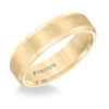 Triton Bevel Edge Satin Center Classic Wedding Band