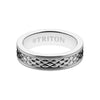 Triton Satin Finish Round Edge Contemporary Wedding Band