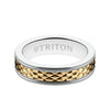 Triton Satin Finish Round Edge Contemporary Wedding Band