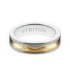 Triton Satin Finish Round Edge Contemporary Wedding Band