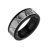 Triton Satin Finish Round Edge Contemporary Wedding Band