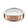 Triton Satin Finish Round Edge Contemporary Wedding Band