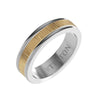 Triton Bright Finish Round Edge Contemporary Wedding Band