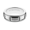 Triton Satin Finish Round Edge Contemporary Wedding Band