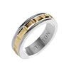 Triton Satin Finish Round Edge Contemporary Wedding Band