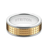 Triton Satin Finish Round Edge Contemporary Wedding Band