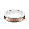 Triton Satin Finish Round Edge Contemporary Wedding Band
