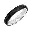 Triton Faceted Profile Flat Edge Contemporary Band