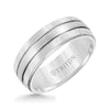 Triton Bevel Edge Bright Finish Contemporary Wedding Band