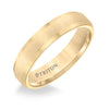 Triton Bevel Edge Bright Finish Classic Wedding Band