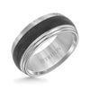 Triton Step Edge Domed Florentine Center Wedding Band