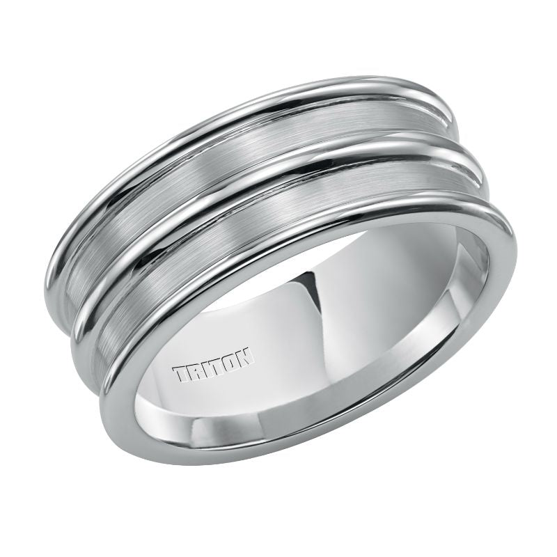 Triton Raise Rims Contemporary Wedding Band