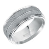 Triton Bright Finish Coin Edge Center Wedding Band