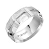 Triton Brush Finish Bright Cuts Contemporary Wedding Band