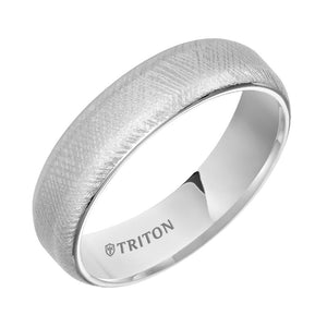 Triton Bevel Edge Florntine Center Wedding Band