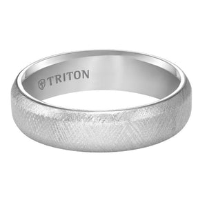 Triton Bevel Edge Florntine Center Wedding Band