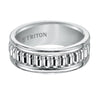 Triton Bright Finish Round Edge Contemporary Wedding Band