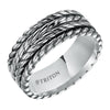 Triton Rope Finish Contemporary Wedding Band