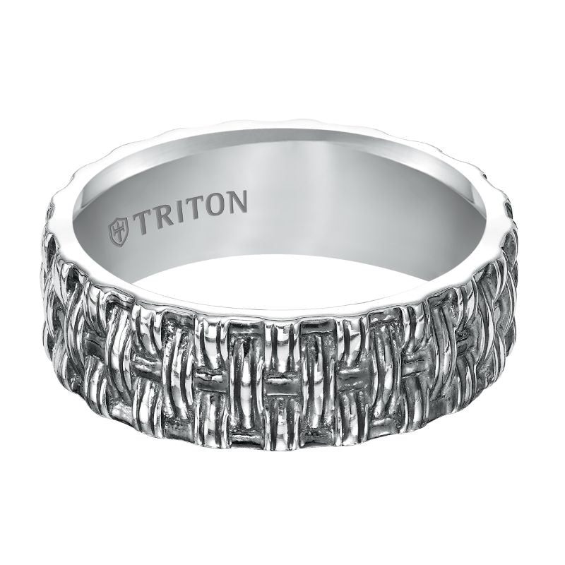 Triton Woven Contemporary Wedding Band