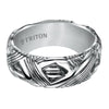 Triton Organic Wrap Finish Contemporary Wedding Band