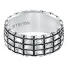 Triton Antique Finish Contemporary Wedding Band