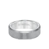 Triton Brush Finish Bevel Edge Classic Wedding Band