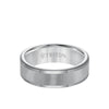 Triton Roll Edge Satin Center Classic Wedding Band