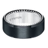 Triton Brush Finish Bevel Edge Contemporary Wedding Band