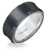 Triton Brush Finish Bevel Edge Contemporary Wedding Band