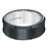 Triton Brush Finish Bevel Edge Contemporary Wedding Band