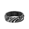 Triton Brush Finish Round Edge Contemporary Wedding Band