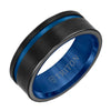 Triton Satin Finish Round Edge Contemporary Wedding Band