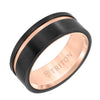 Triton Satin Finish Round Edge Contemporary Wedding Band