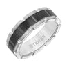 Triton Flat Edge Contemporary Wedding Band