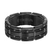 Triton Flat Finish Flat Edge Contemporary Wedding Band