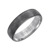 Triton Brush Finish Flat Edge Contemporary Wedding Band