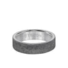 Triton Sandblast Finish Flat Edge Wedding Band